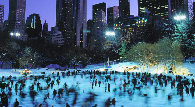 O maravilhoso natal de NY - Central Park